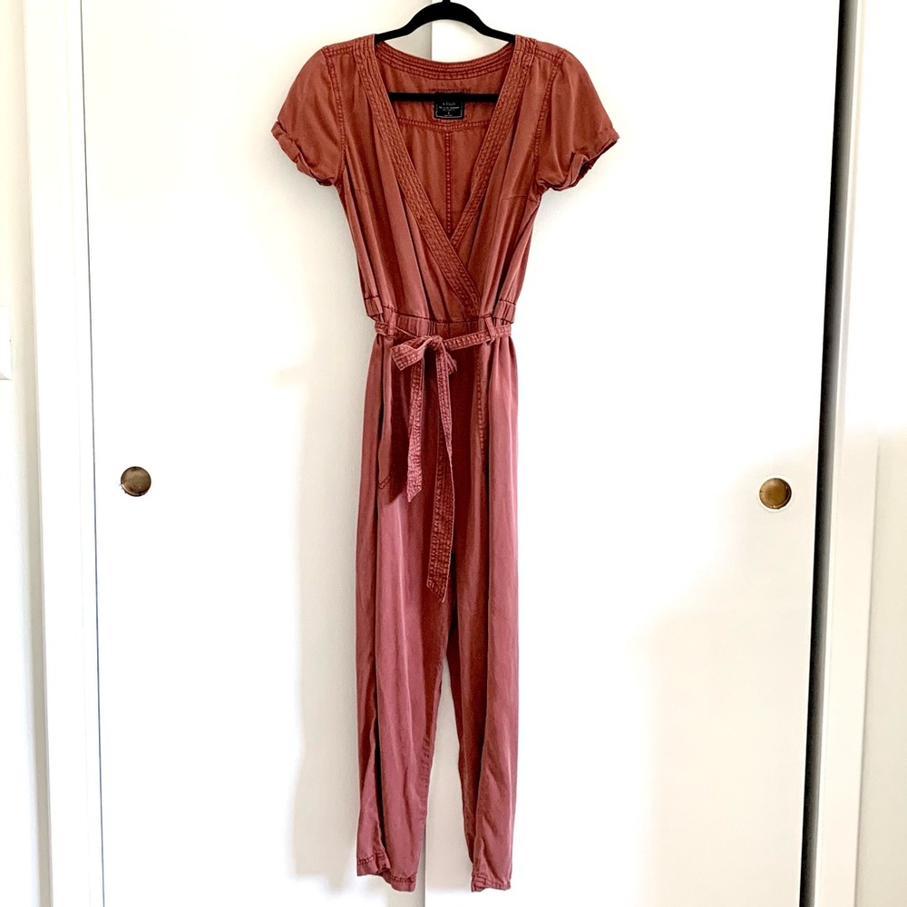 Copper A&F Jumpsuit w/ Tie Waist